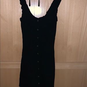Black mini dress